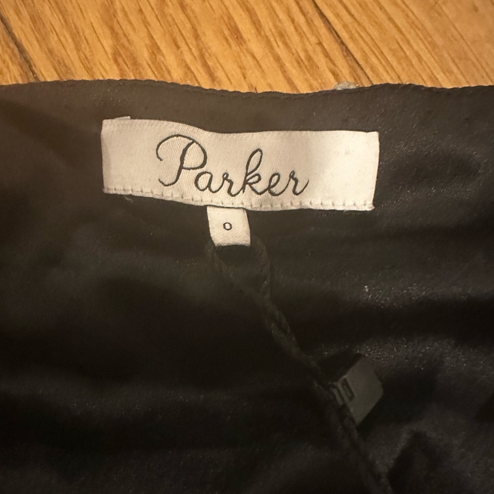 Parker Silver Black Turquoise Sequin Mini Skirt-new with tags - Picture 4 of 6